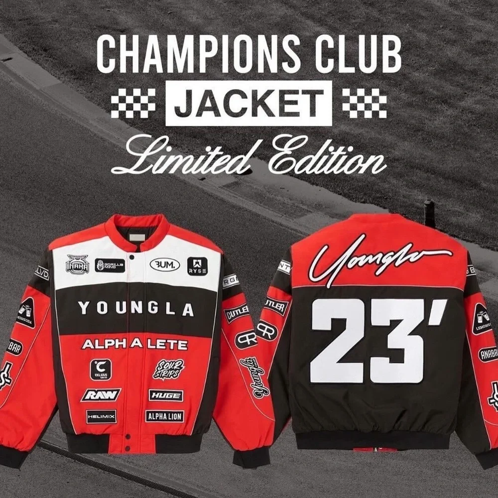 YoungLA 540 Champions Club Jacket Limited Edition & Key Chain - Picture 1 of 16